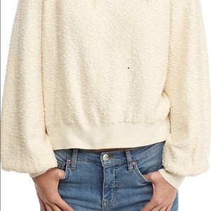 Free people found my friend sweatshirt